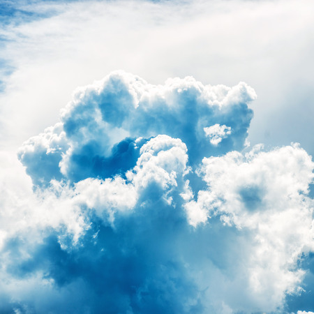 Blue clouds and sky. Natural の写真素材