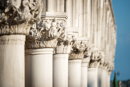 Column Sculptures of Dogeの写真素材