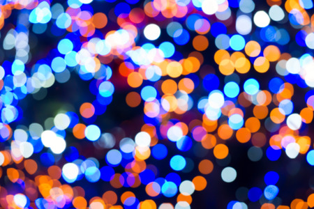 Holiday abstract lights can be used for christmas blur backgroundの写真素材