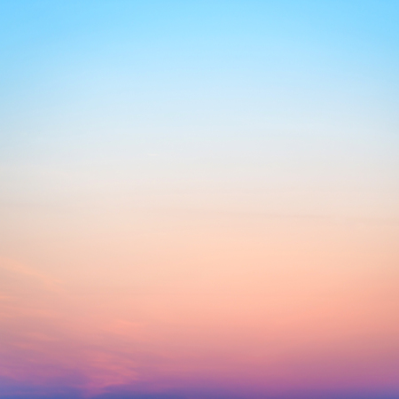 Sunset or sunrise colorful pink, red, blue and orange beautiful skyの写真素材