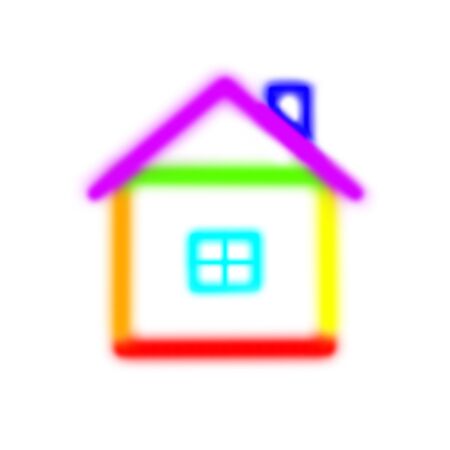 Hand with open palm isolated on white backgroundの写真素材