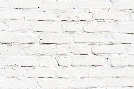 White brick cement wall texture for backgroundの写真素材
