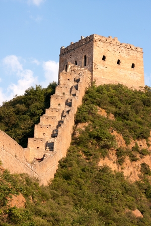 The Great Wall of China near JinShanLing, Miyun District, Hebei, China.のeditorial素材