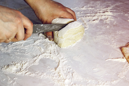 The process of making homemade ravioli