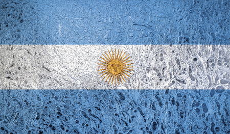 Abstract flag of Argentinaの写真素材