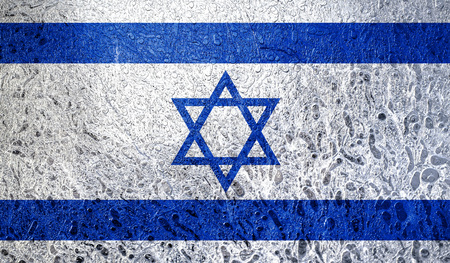 Abstract flag of Israelの写真素材