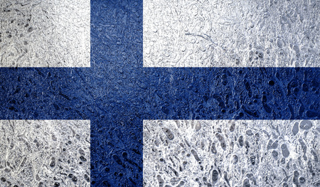 Abstract flag of Finlandの写真素材