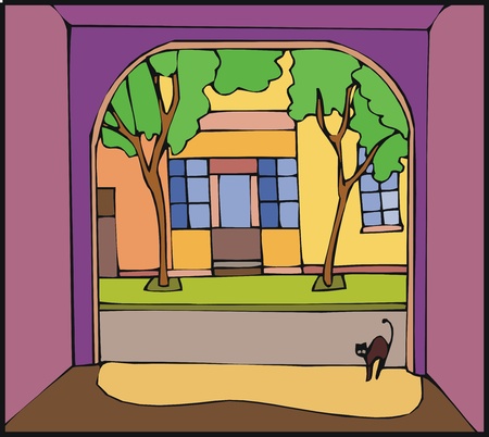 modern architectureのイラスト素材