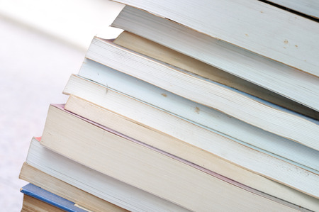 Stack of Dirty Books Texture