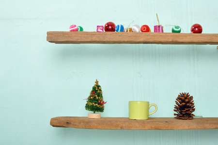 christmas tree decorations in party homeの写真素材