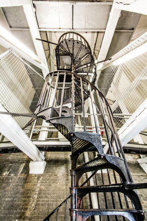 Spiral staircase to top of St.Paul's Cathedralのeditorial素材