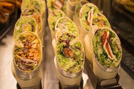 soft-shelled tortillaの写真素材