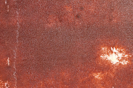 Weathered, rusted and corroded metal surface as background
