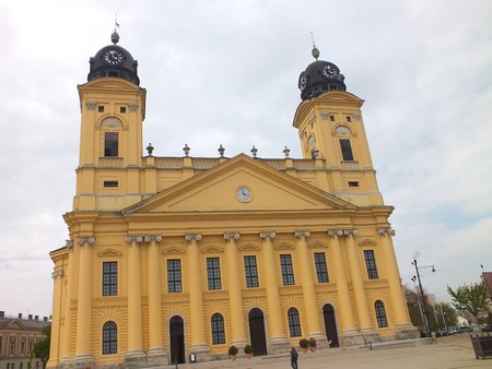 The Big church in Debrecenの写真素材