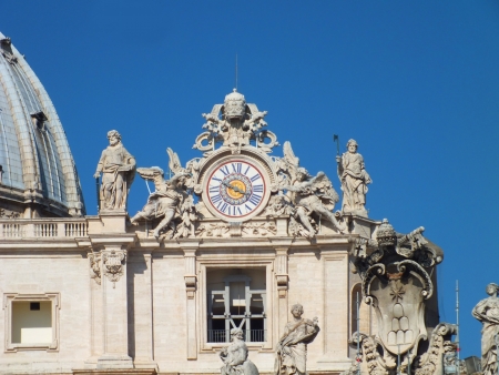 Picture from Saint Peter s Basilica, Rome, Vaticanの写真素材