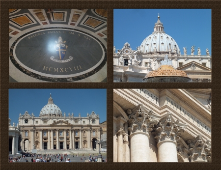 Picture from Saint Peters Basilica, Rome, Vaticanのeditorial素材