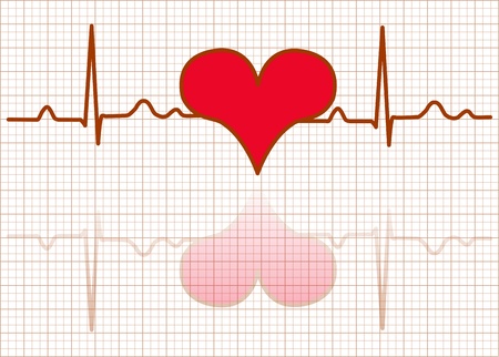 Heart monitor-Vectorのイラスト素材