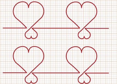 Heart monitor-Vectorのイラスト素材