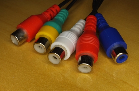Audio and video cables and RCA connectors