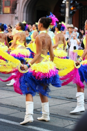 National holiday celebrations on the 20th August the Debrecen Flower Carnivalのeditorial素材