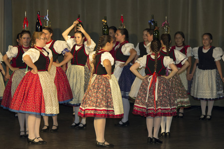 Hungarian folk dancers - event photographyのeditorial素材