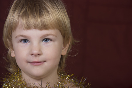 Little girl with beautiful face - portrait photographyの写真素材