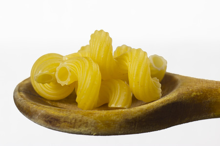 Pasta with wooden spoon - food photography