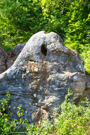 The Bear Rocks, Hungary, Josvafo - near the Red Lakeの写真素材