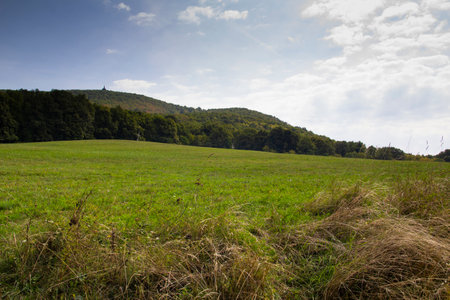 Hungarian landscape photography in a small townの写真素材