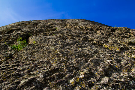 Outside texture - wall of stoneの写真素材