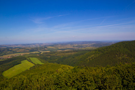 Landscape from Millenium viewpoint, Szilvasvarad - landscape photographyの写真素材