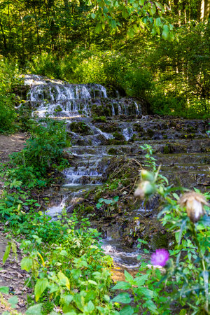Veil waterfall, Hungary, Szalajka valley - outdoor photographyの写真素材