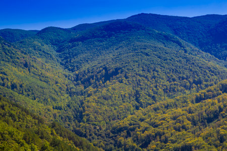 Landscape from tower of Millenium, Szilvasvarad - landscape photographyの写真素材