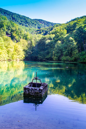 Sipovits or Upper lake Hungary, Szalajka valley - outdoor photographyの写真素材