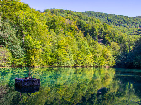 Sipovits or Upper lake Hungary, Szalajka valley - outdoor photographyの写真素材