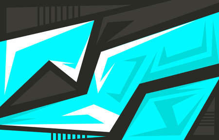 Abstract backgrounds for sports and games. Abstract racing backgrounds for t-shirts, race car livery, car vinyl stickers, etc.のイラスト素材