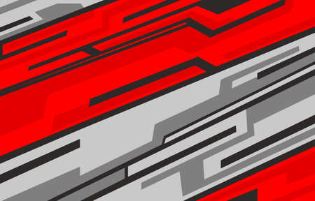 Abstract backgrounds for sports and games. Abstract racing backgrounds for t-shirts, race car livery, car vinyl stickers, etc.のイラスト素材