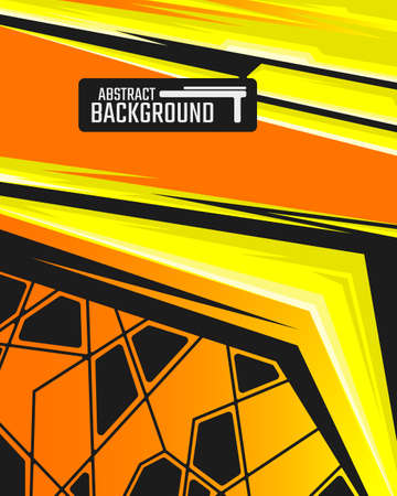 Abstract backgrounds for sports and games. Abstract racing backgrounds for t-shirts, race car livery, car vinyl stickers, etc.のイラスト素材