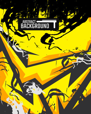 Abstract geometric backgrounds for sports and games. Abstract racing backgrounds for t-shirts, race car livery, car vinyl stickers, etc. Vector background.のイラスト素材