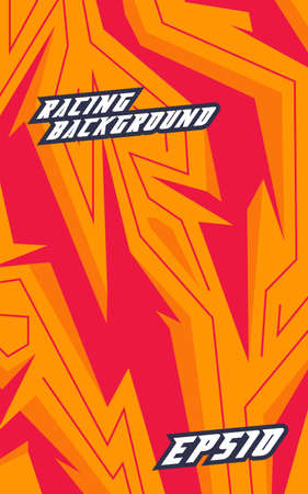 Abstract geometric backgrounds for sports. Abstract racing backgrounds for t-shirts, race car livery, car vinyl stickers, etc. Vector background.のイラスト素材