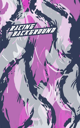 Abstract geometric backgrounds for sports. Abstract racing backgrounds for t-shirts, race car livery, car vinyl stickers, etc. Vector background.のイラスト素材