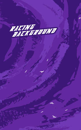 Abstract geometric backgrounds for sports. Abstract racing backgrounds for t-shirts, race car livery, car vinyl stickers, etc. Vector background.のイラスト素材