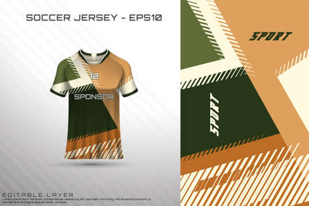 Front racing shirt design. Sports design for racing, cycling, jersey game vectorのイラスト素材