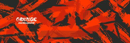 Abstract landscape background cover design with brush strokes concept. Design element for posters, magazines, book covers, brochure template, presentation.のイラスト素材