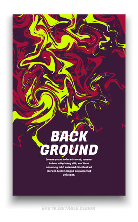 Abstract grunge background cover design with brush strokes concept. Design element for posters, magazines, book covers, brochure template, flyer, presentation.のイラスト素材