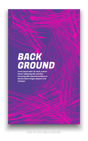 Abstract grunge background cover design with brush strokes concept. Design element for posters, magazines, book covers, brochure template, flyer, presentation.のイラスト素材
