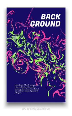 Abstract grunge background cover design with brush strokes concept. Design element for posters, magazines, book covers, brochure template, flyer, presentation.のイラスト素材