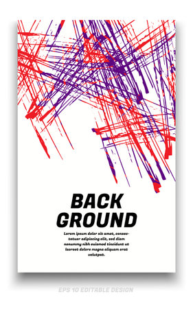Abstract grunge background cover design with brush strokes concept. Design element for posters, magazines, book covers, brochure template, flyer, presentation.のイラスト素材