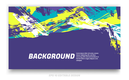 Abstract grunge background cover design with brush strokes concept. Design element for posters, magazines, book covers, brochure template, flyer, presentation.のイラスト素材