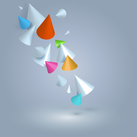 Abstract geometric background. Vector illustration for website and banner background, presentation template, marketing and business material.のイラスト素材